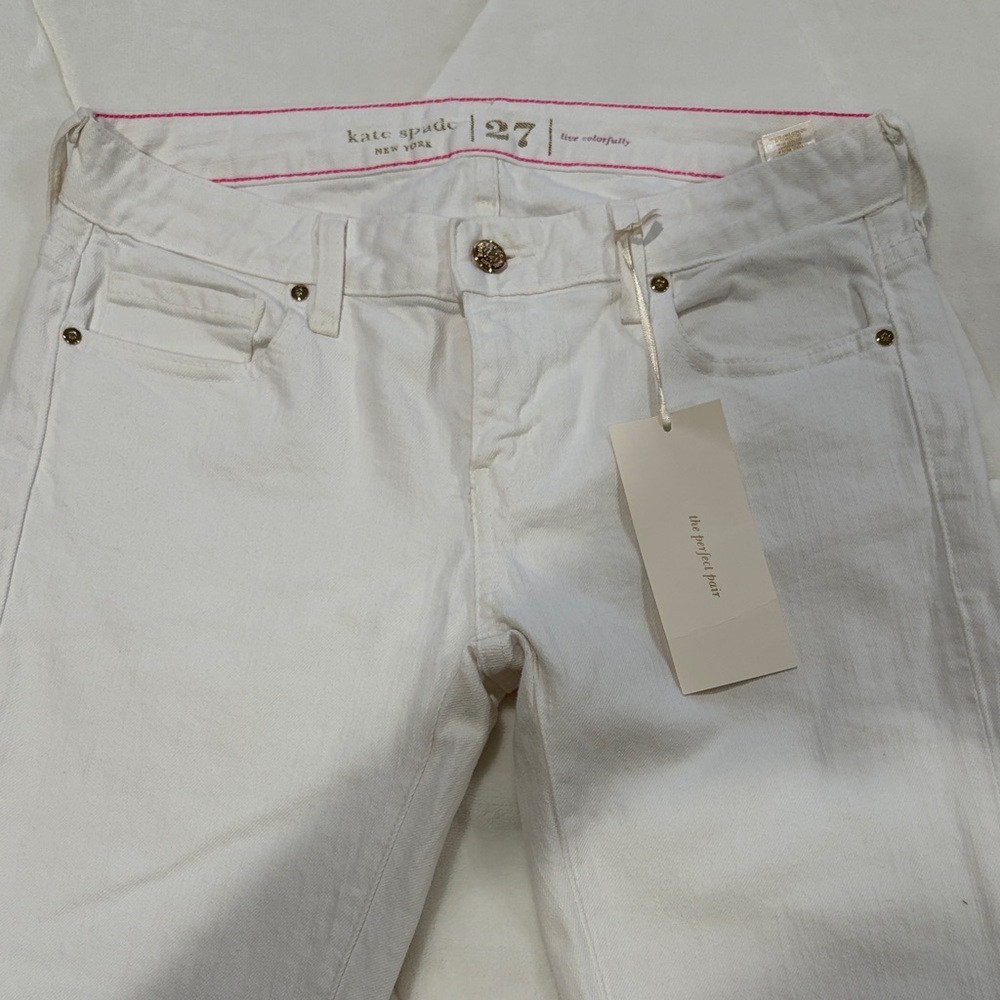 kate spade White Skinny Jeans